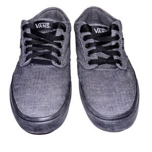 Vans Men's Atwood Varsity Textile‎ Black Skate Shoes - Men’s 8.5